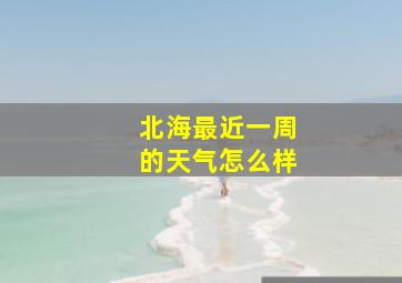 北海最近一周的天气怎么样