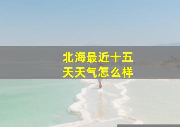 北海最近十五天天气怎么样