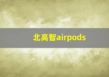 北高智airpods