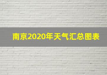 南京2020年天气汇总图表