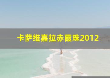 卡萨维嘉拉赤霞珠2012