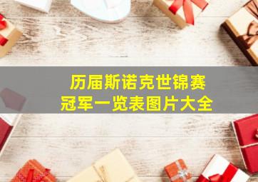 历届斯诺克世锦赛冠军一览表图片大全