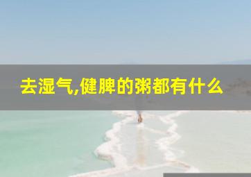 去湿气,健脾的粥都有什么