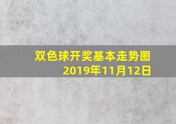 双色球开奖基本走势图2019年11月12日