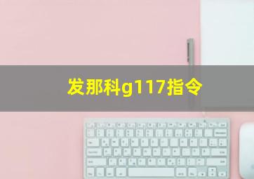 发那科g117指令