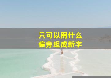 只可以用什么偏旁组成新字