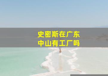 史密斯在广东中山有工厂吗