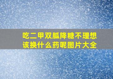 吃二甲双胍降糖不理想该换什么药呢图片大全