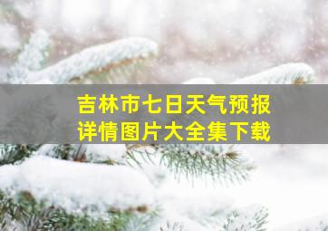 吉林市七日天气预报详情图片大全集下载