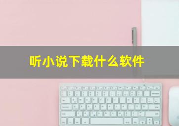 听小说下载什么软件