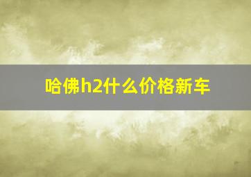 哈佛h2什么价格新车