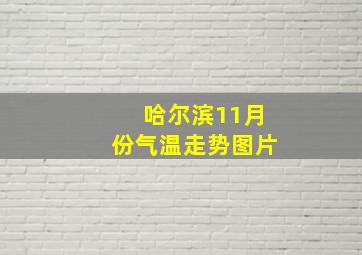 哈尔滨11月份气温走势图片