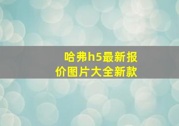 哈弗h5最新报价图片大全新款