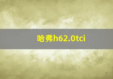 哈弗h62.0tci