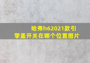 哈弗h62021款引擎盖开关在哪个位置图片