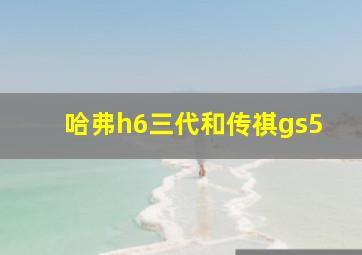 哈弗h6三代和传祺gs5