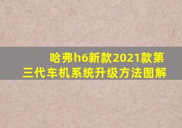 哈弗h6新款2021款第三代车机系统升级方法图解