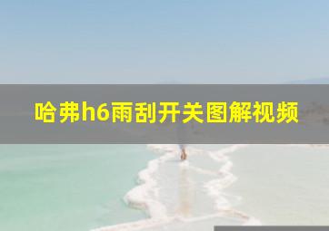 哈弗h6雨刮开关图解视频