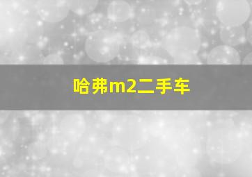 哈弗m2二手车