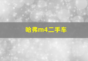 哈弗m4二手车