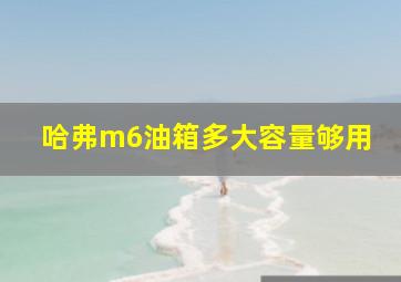 哈弗m6油箱多大容量够用