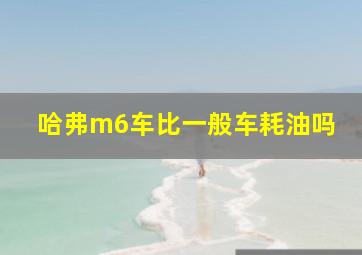 哈弗m6车比一般车耗油吗