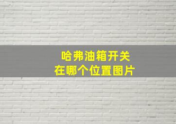 哈弗油箱开关在哪个位置图片