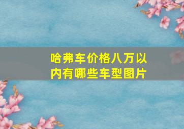 哈弗车价格八万以内有哪些车型图片