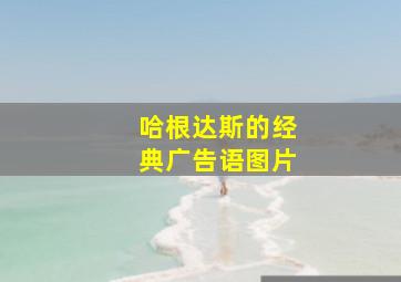 哈根达斯的经典广告语图片