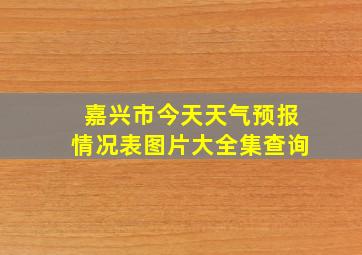 嘉兴市今天天气预报情况表图片大全集查询