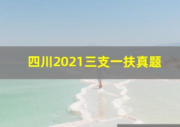 四川2021三支一扶真题