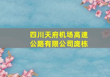 四川天府机场高速公路有限公司庞栋