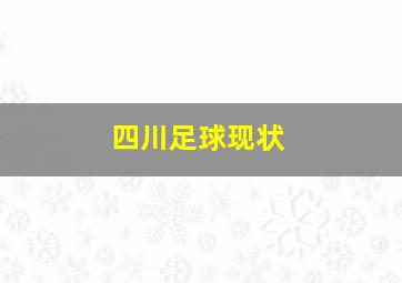 四川足球现状