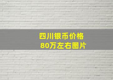 四川银币价格80万左右图片