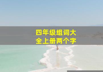 四年级组词大全上册两个字