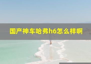 国产神车哈弗h6怎么样啊