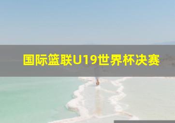 国际篮联U19世界杯决赛