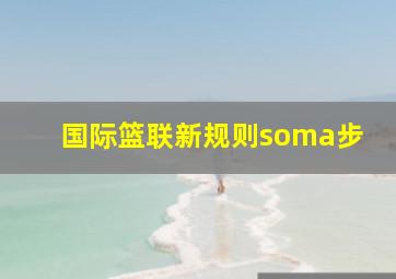 国际篮联新规则soma步