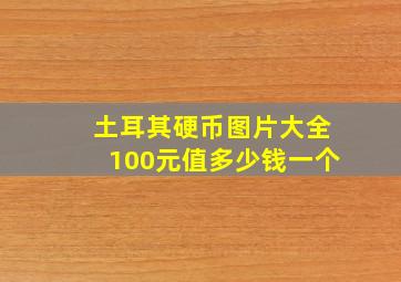 土耳其硬币图片大全100元值多少钱一个