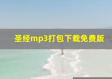 圣经mp3打包下载免费版