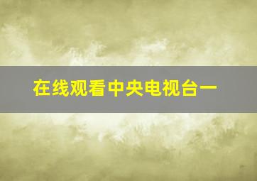 在线观看中央电视台一