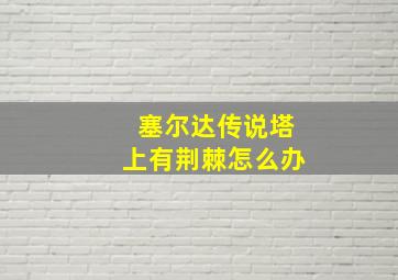 塞尔达传说塔上有荆棘怎么办