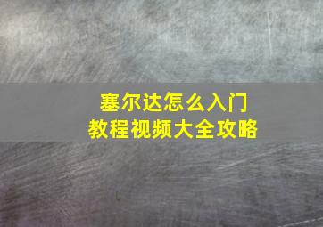 塞尔达怎么入门教程视频大全攻略