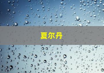 夏尔丹