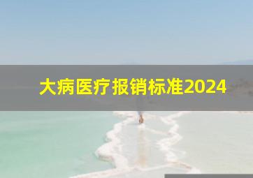 大病医疗报销标准2024