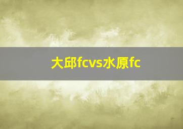 大邱fcvs水原fc