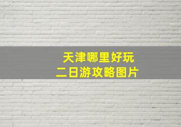 天津哪里好玩二日游攻略图片