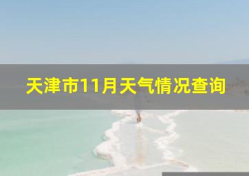 天津市11月天气情况查询