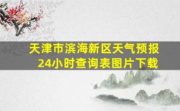 天津市滨海新区天气预报24小时查询表图片下载