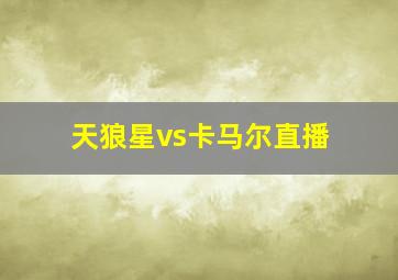 天狼星vs卡马尔直播